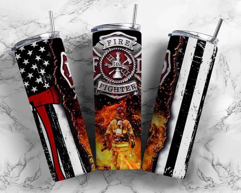 Firefighter Axe Tumbler